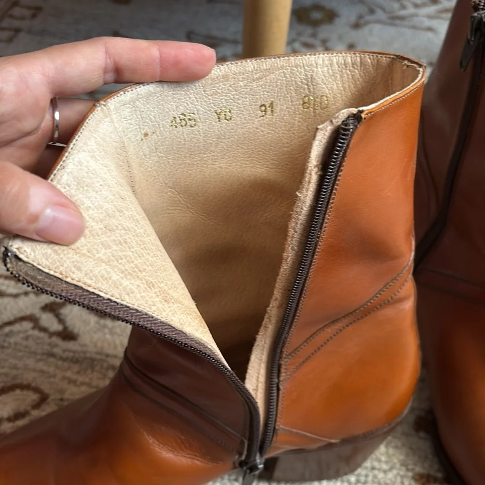 🤎Men’s Vintage Jean Pier Clemente Leather Boots